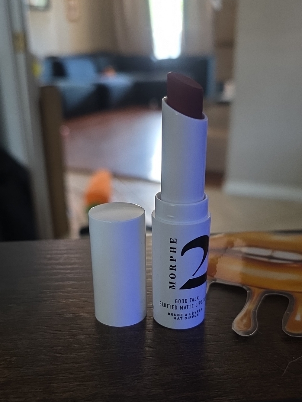 Morphe Good Talk Blotted Matte Lipstick - Deep Mauve Plum